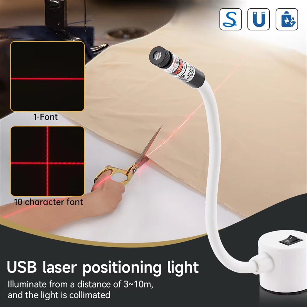 Sewing Factory - A002 USB Laser Positioning Light Cutting