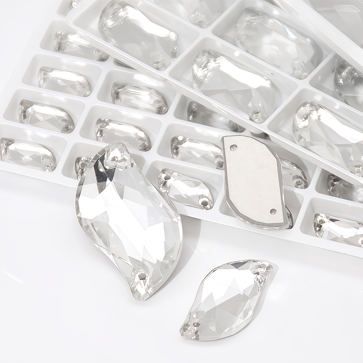Sewing Garments - S Shape Sew On Rhinestone Crystal
