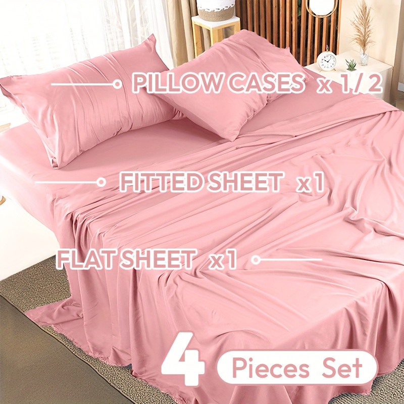 Fabric Softener Sheet - 3/4pcs 2000TC Ultra-Soft Microfiber Queen Size