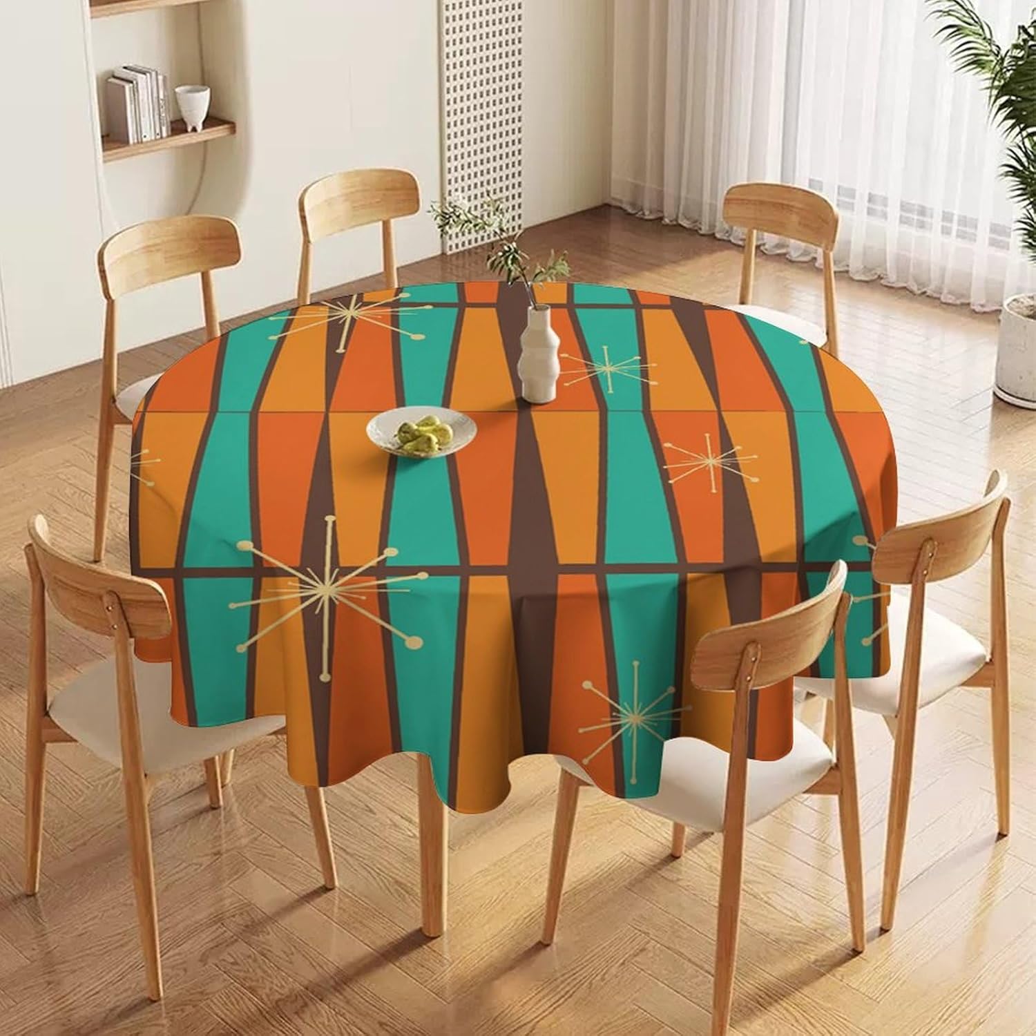 Mid Century Modern Orange Yell - Century Textile & Sewing Supply Online Shopping ulasan dan harga