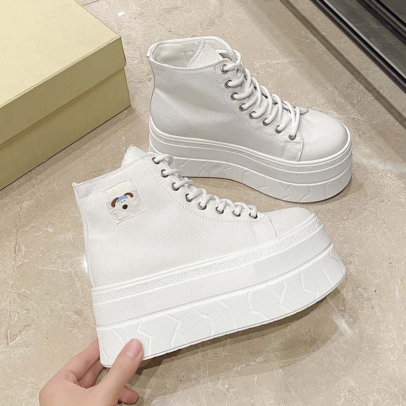 Women's Canvas Thick Bottom He - Sewing New ulasan dan harga