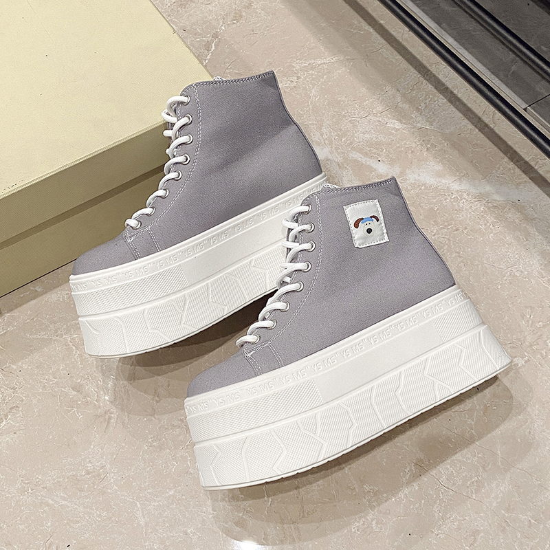 Women's Canvas Thick Bottom He - Sewing New ulasan dan harga
