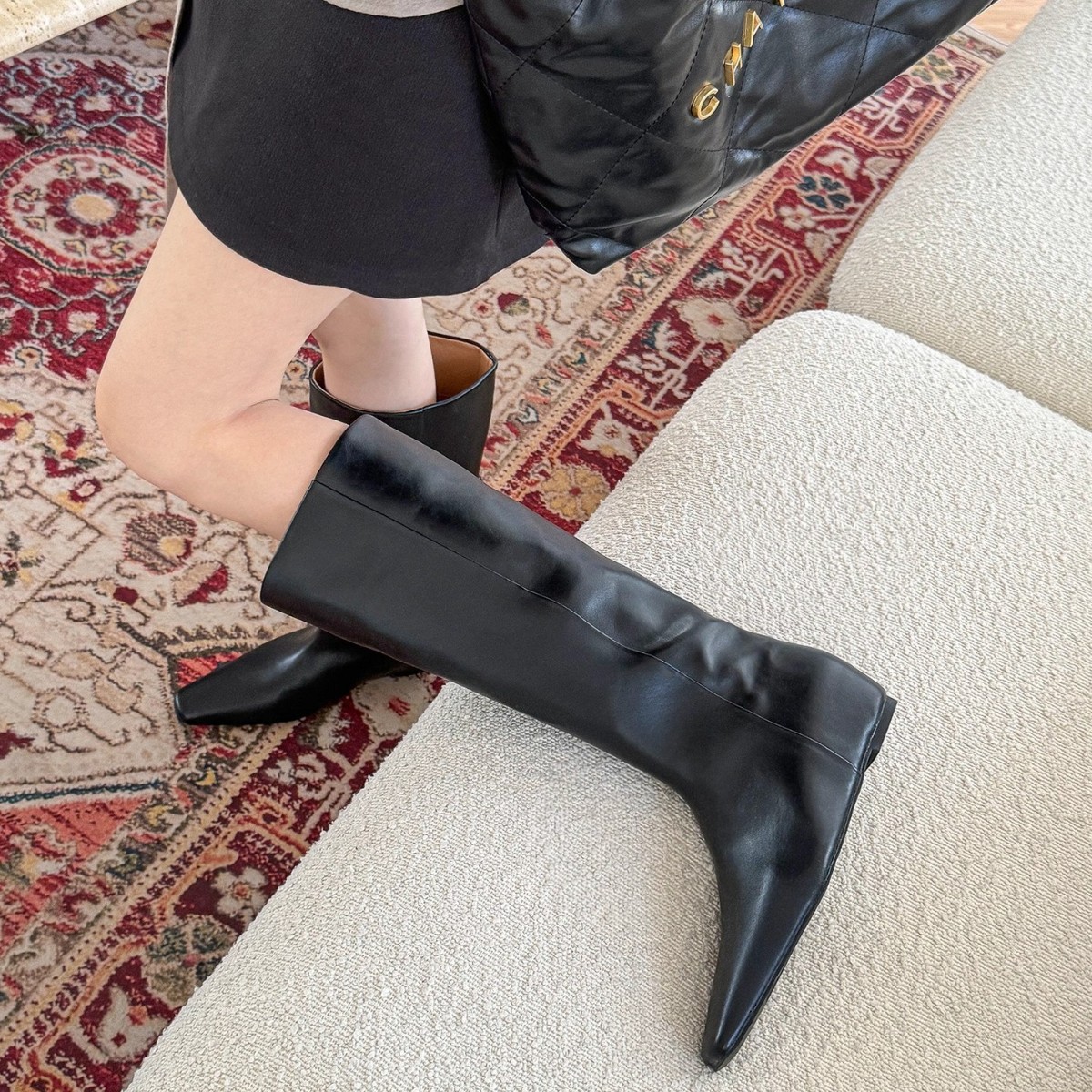 Long boots women's 2025 autumn - Sewing Nylon ulasan dan harga