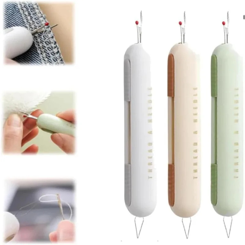 2-in-1 Double Head Needle Thre - Needle Threader Tool ulasan dan harga
