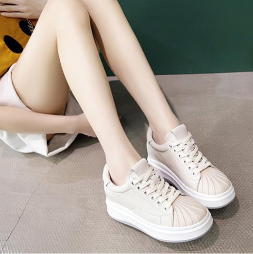 8CM New Platform Genuine Leath - Sewing New ulasan dan harga