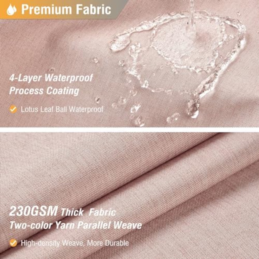 Blush Fabric Shower Curtain -  - Fabric Weight Set ulasan dan harga