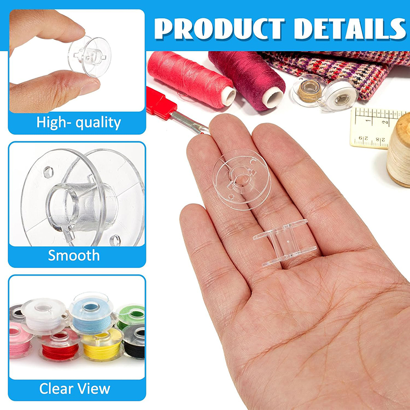 25pcs Home Sewing Machine Bott - Bobbin Organizer Box ulasan dan harga