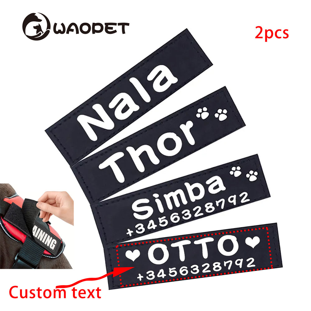 Custom Dog ID Tags For Harness - Sewing Labels ulasan dan harga