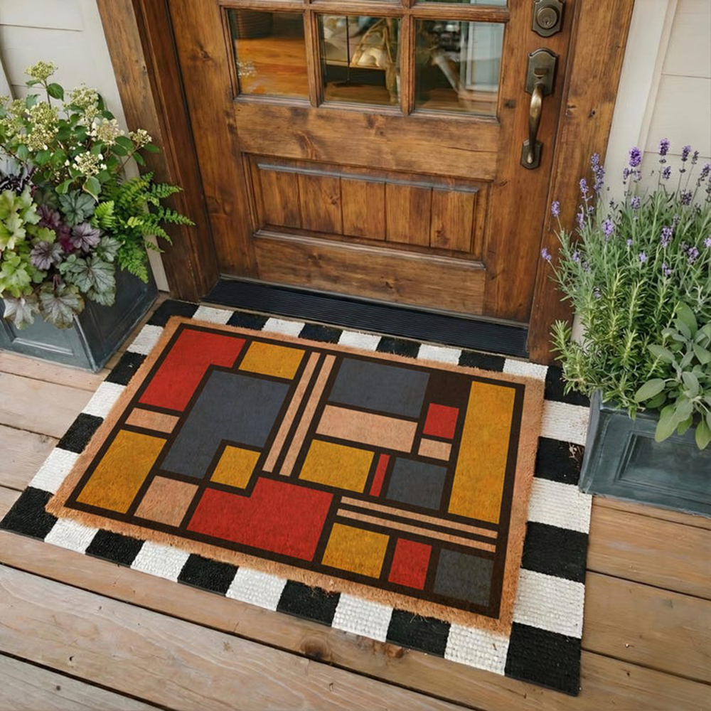 Mid Century Modern Doormat Bau - Century Textile & Sewing Supply Online Shopping ulasan dan harga