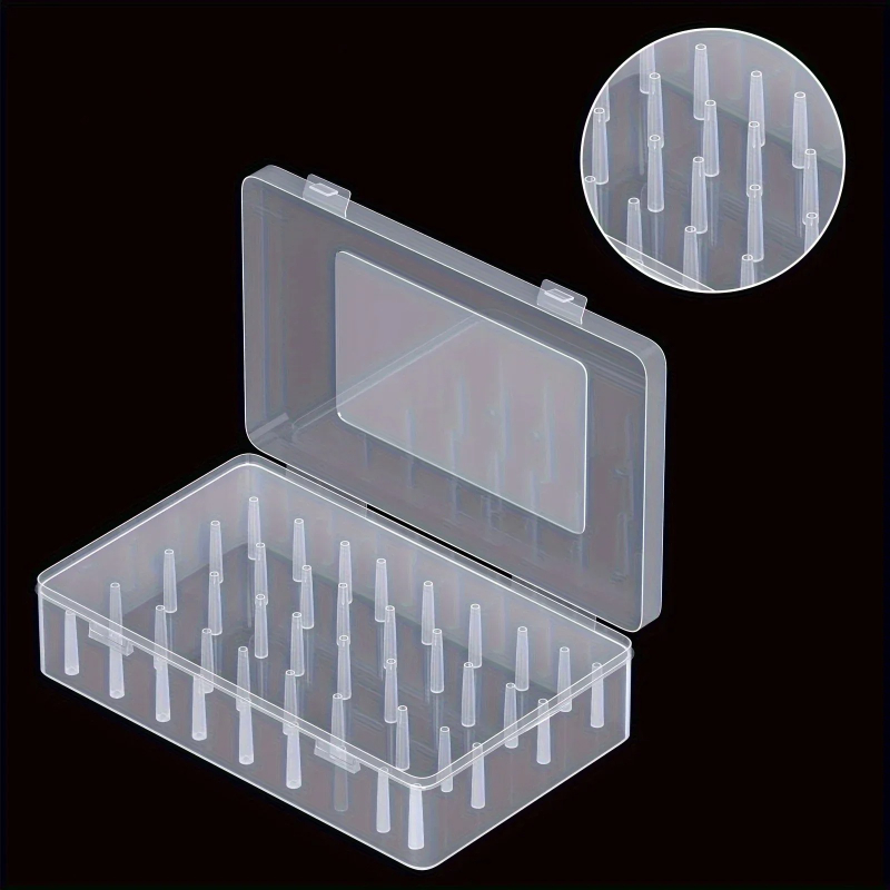 ‌42 Spool Sewing Thread Organi - Bobbin Organizer Box ulasan dan harga