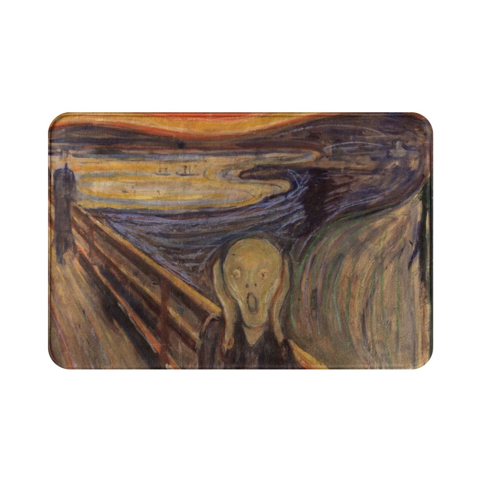Munch's Scream Carpet Mat Rug  - Century Textile & Sewing Supply Online Shopping ulasan dan harga