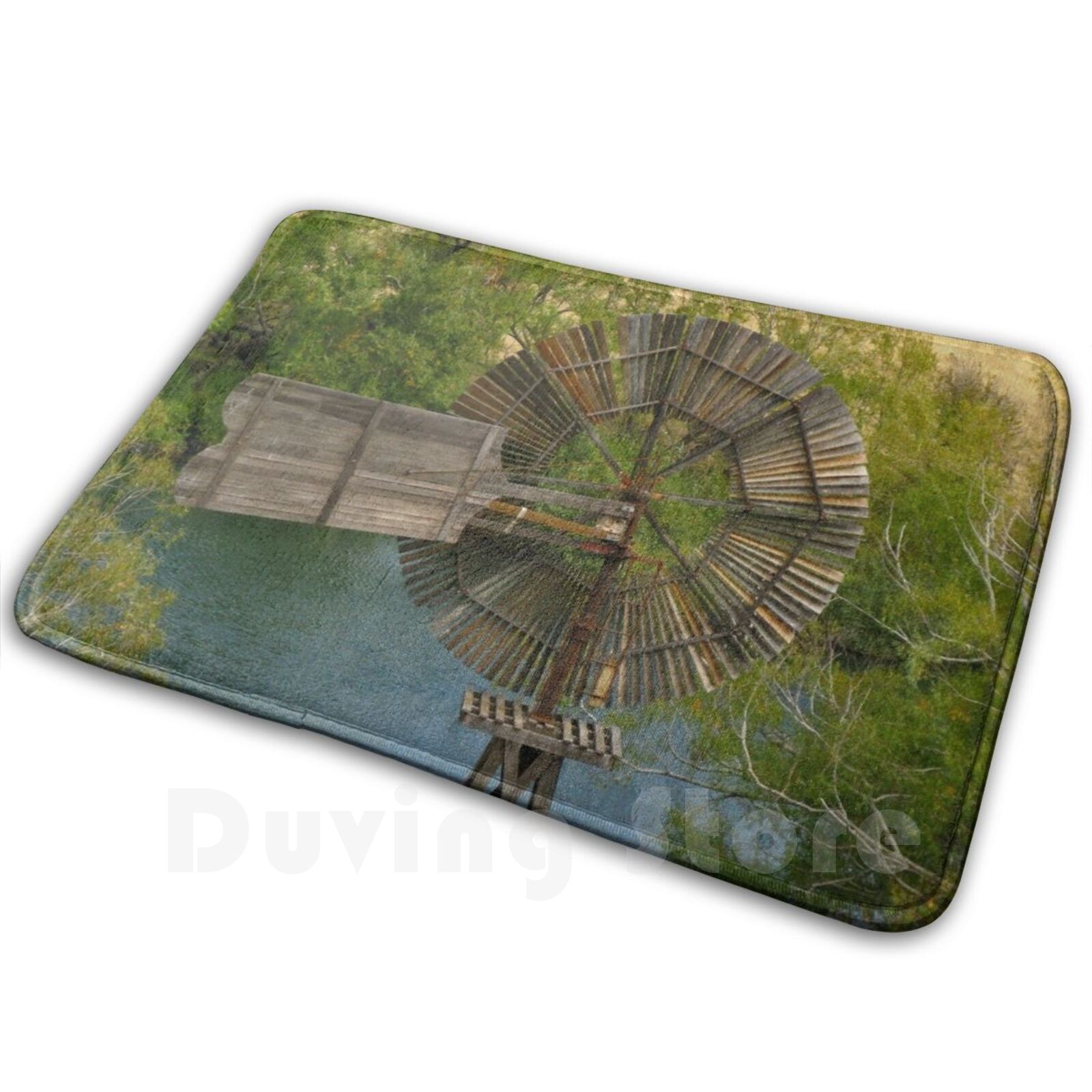 Wooden Windmill Carpet Mat Rug - Century Textile & Sewing Supply Online Shopping ulasan dan harga