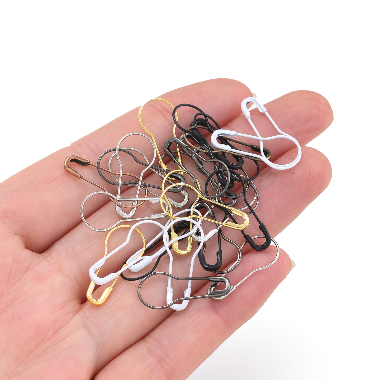 100Pcs/Lot Metal Gourd Safety  - Sewing Tas ulasan dan harga