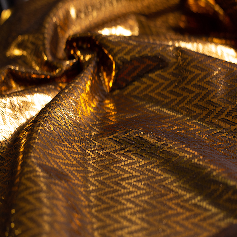 Gold Leather Fabric Diamond Te - Is Sewing Textile Art ulasan dan harga