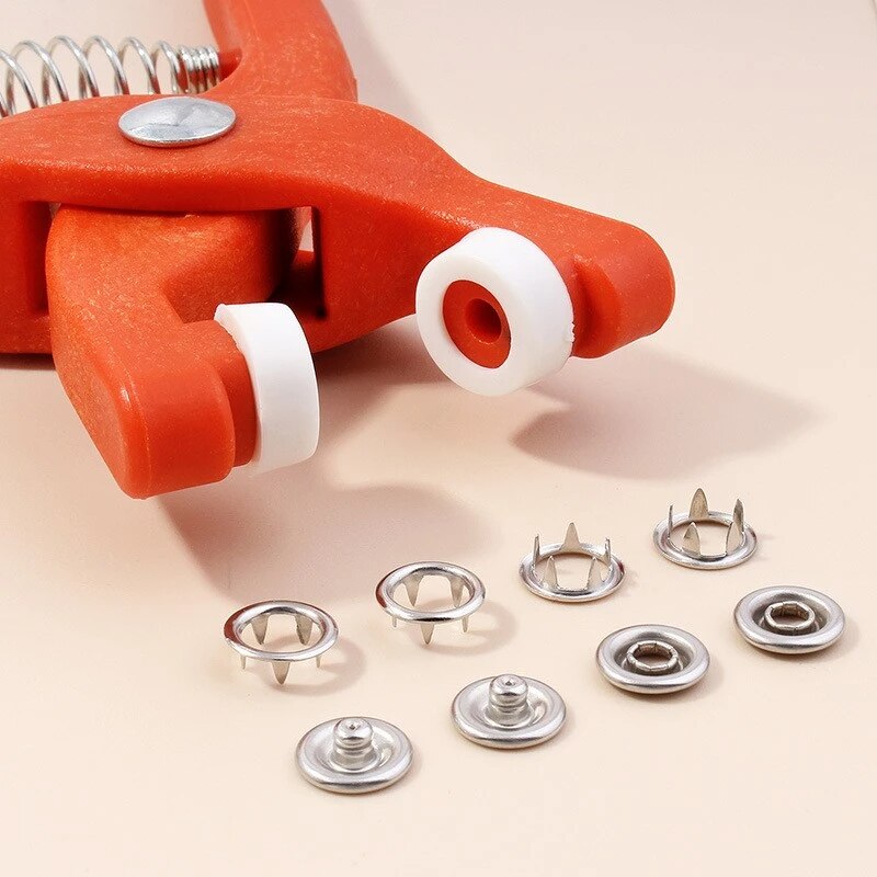 50 Sets 9.5MM Five Jaw Buckle  - Sewing Tas ulasan dan harga