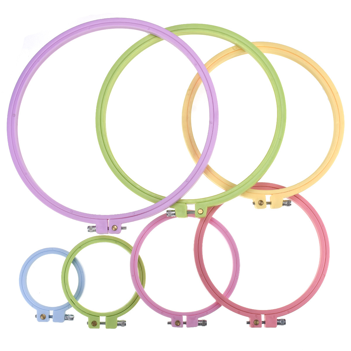 1/7pcs 7-25cm Plastic Embroide - Sewing Tas ulasan dan harga
