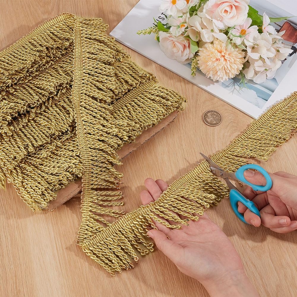 12 Yardsx2.2Inch Fringe Trim C - Sewing Factory ulasan dan harga