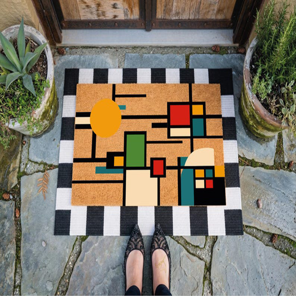 Mid Century Modern Doormat Col - Century Textile & Sewing Supply Online Shopping ulasan dan harga