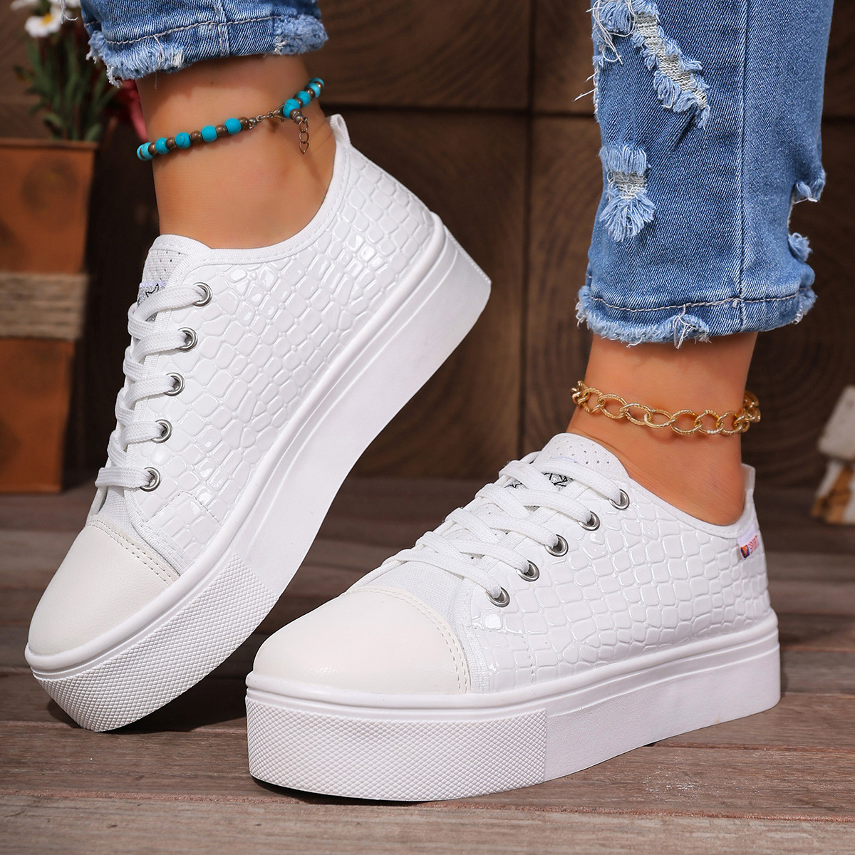 New women's flat casual single - Sewing New ulasan dan harga