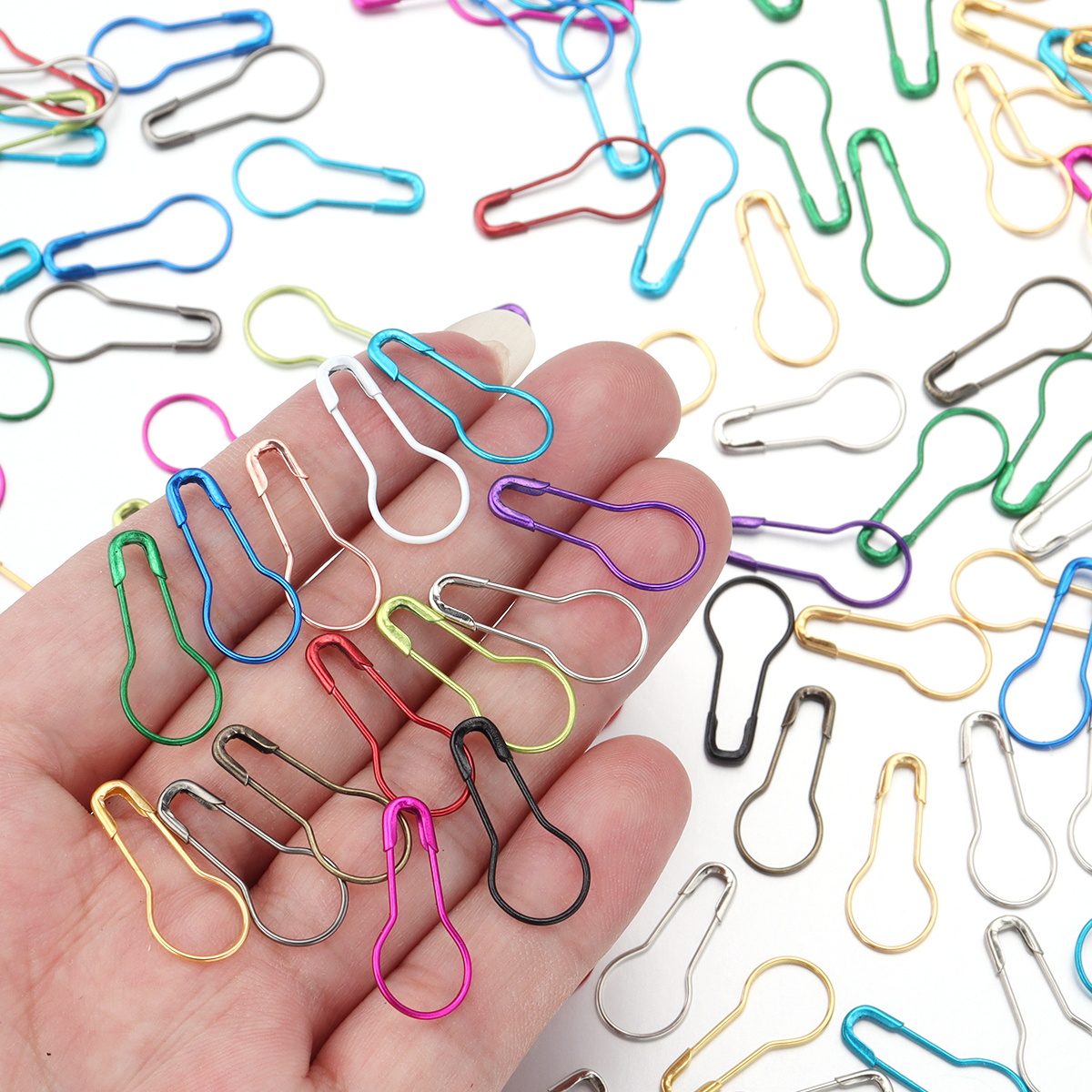 200Pcs/Lot Metal Pins Crochet  - Sewing Tas ulasan dan harga