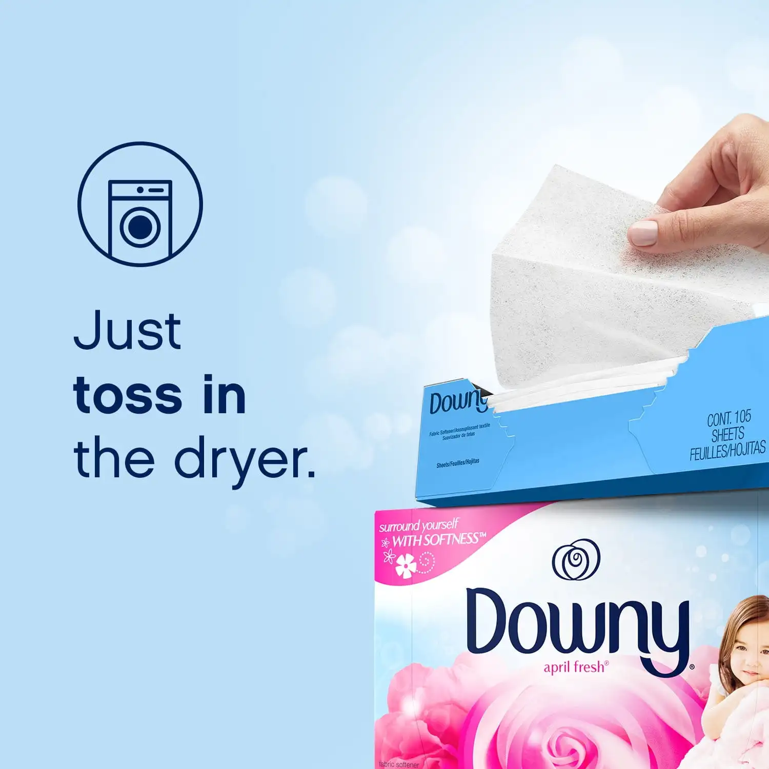ICUTE-Downy April Fresh Fabric - Fabric Softener Sheet ulasan dan harga
