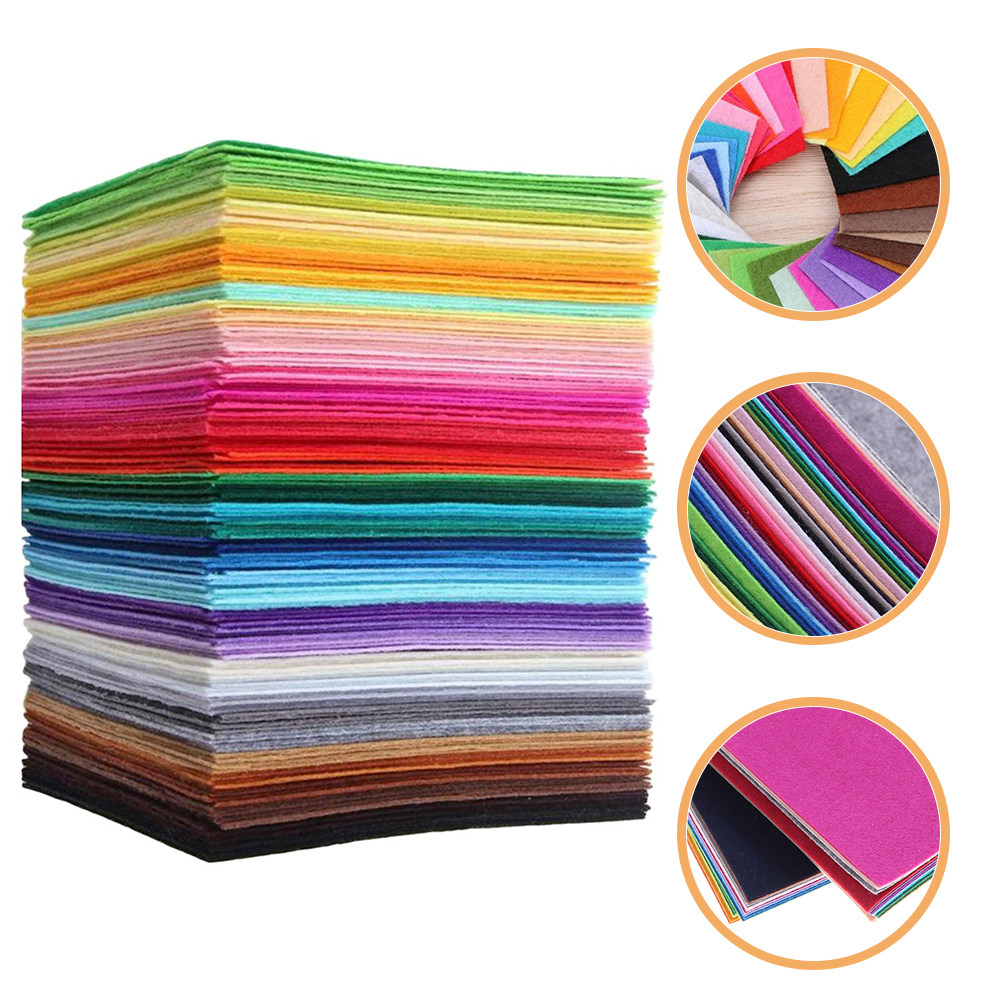 40Pcs Vibrant Nonwoven Fabric  - Is Sewing Textile Art ulasan dan harga