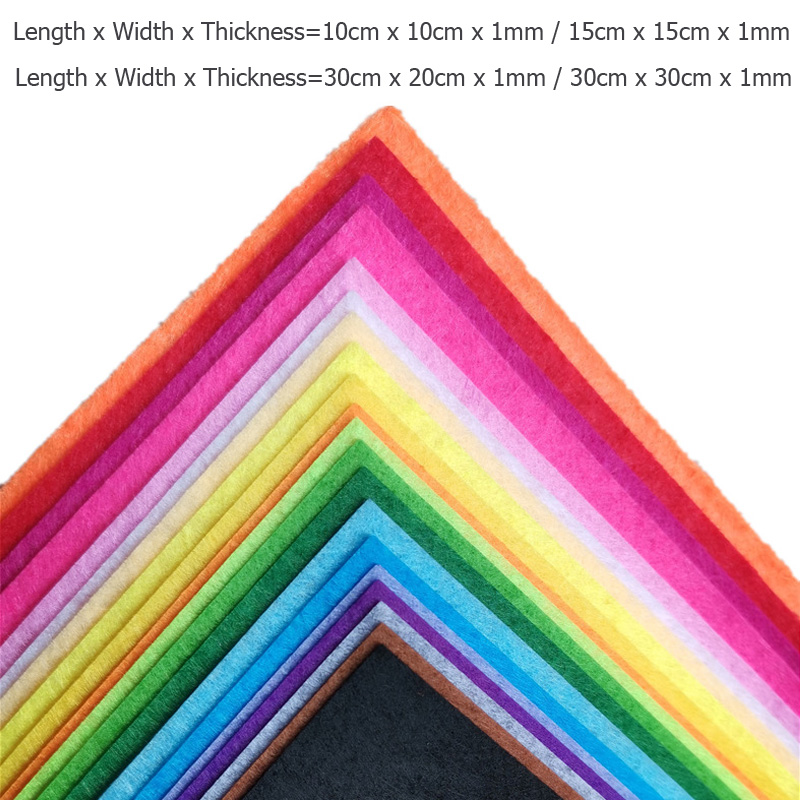 40Pcs Soft Felt Fabric Sheet A - Fabric Softener Sheet ulasan dan harga