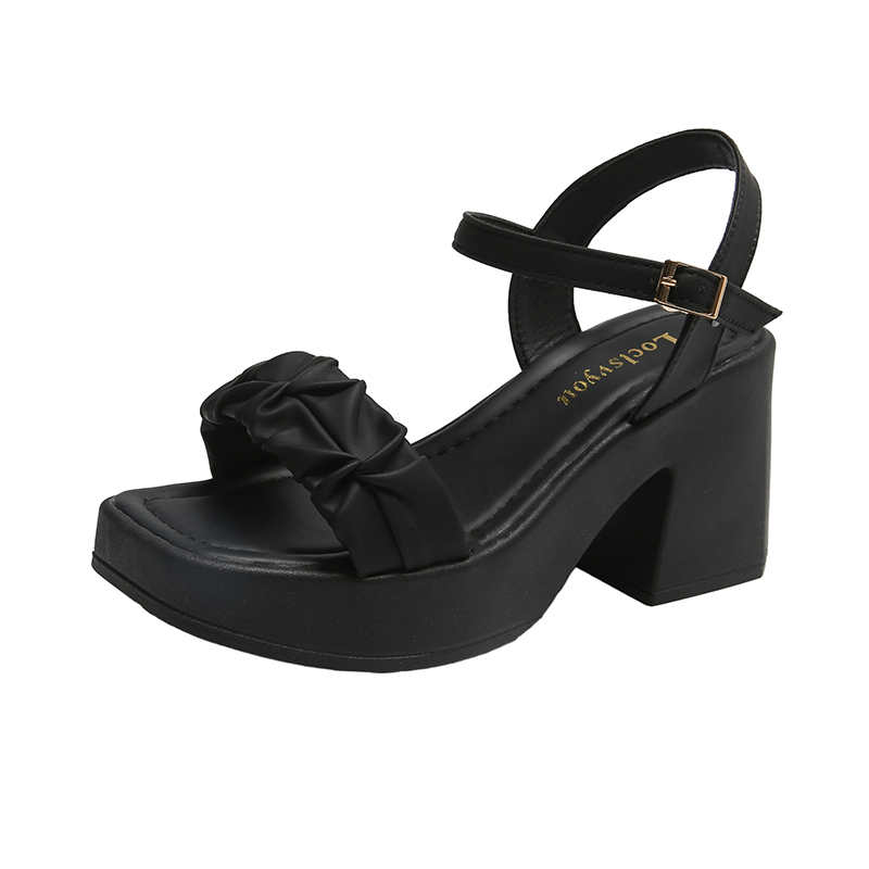 Camp Without Heel Woman Sandal - Sewing New ulasan dan harga