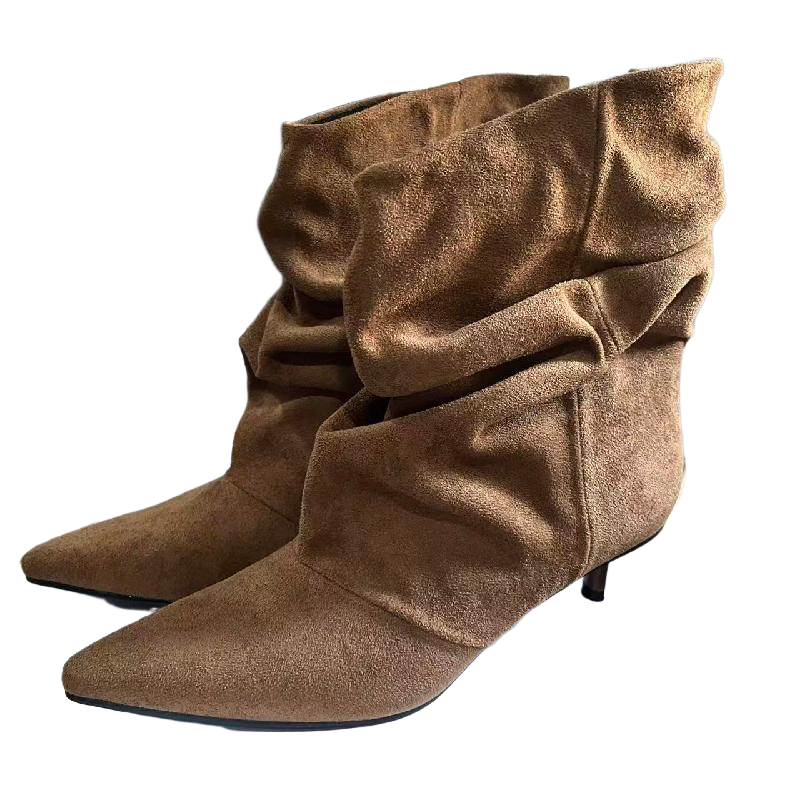 Women Stack Boot,Designer Poin - Sewing Nylon ulasan dan harga
