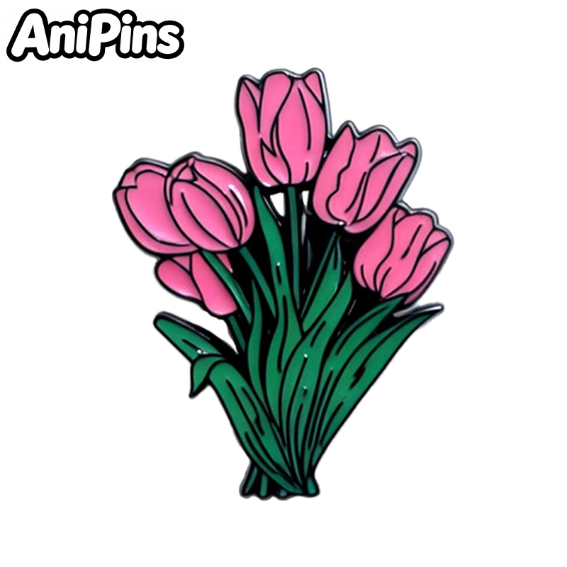 AniPins Bouquet Flowers Strawb - Sewing Labels ulasan dan harga
