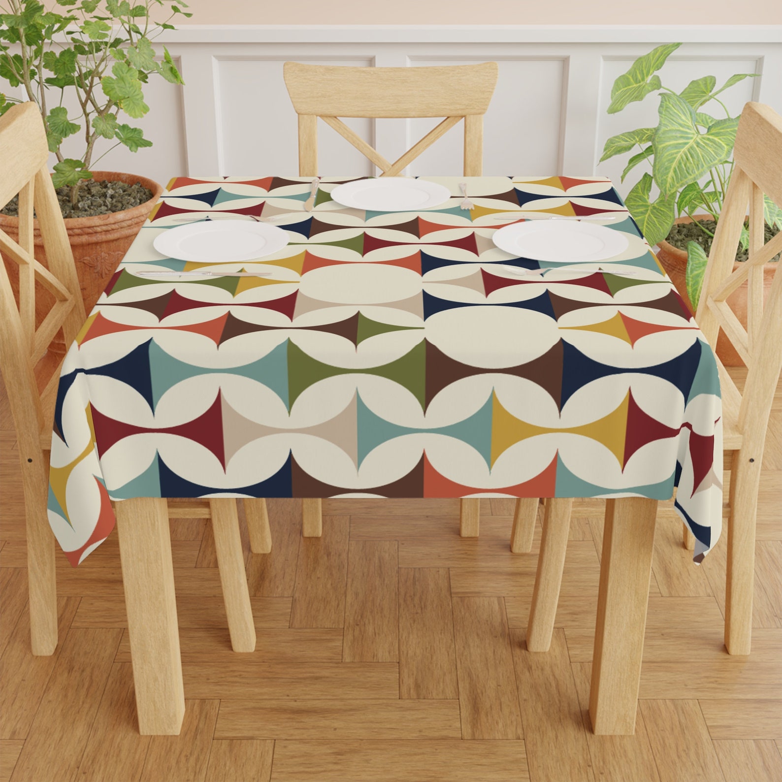 Mid Century Modern Retro Geome - Century Textile & Sewing Supply Online Shopping ulasan dan harga