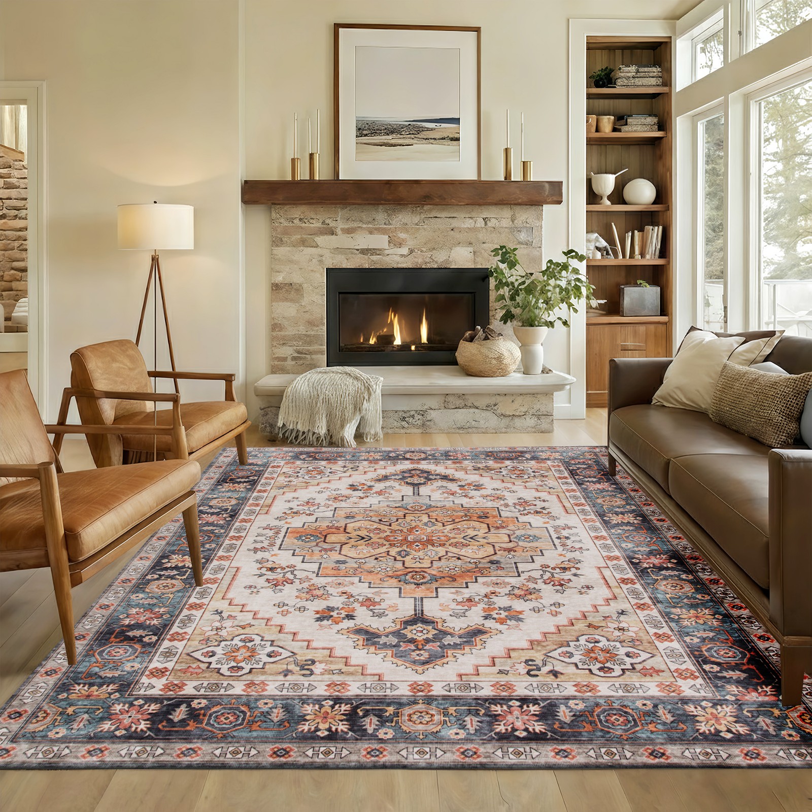 Area Rug 5x7, Machine Washable - Century Textile & Sewing Supply Online Shopping ulasan dan harga