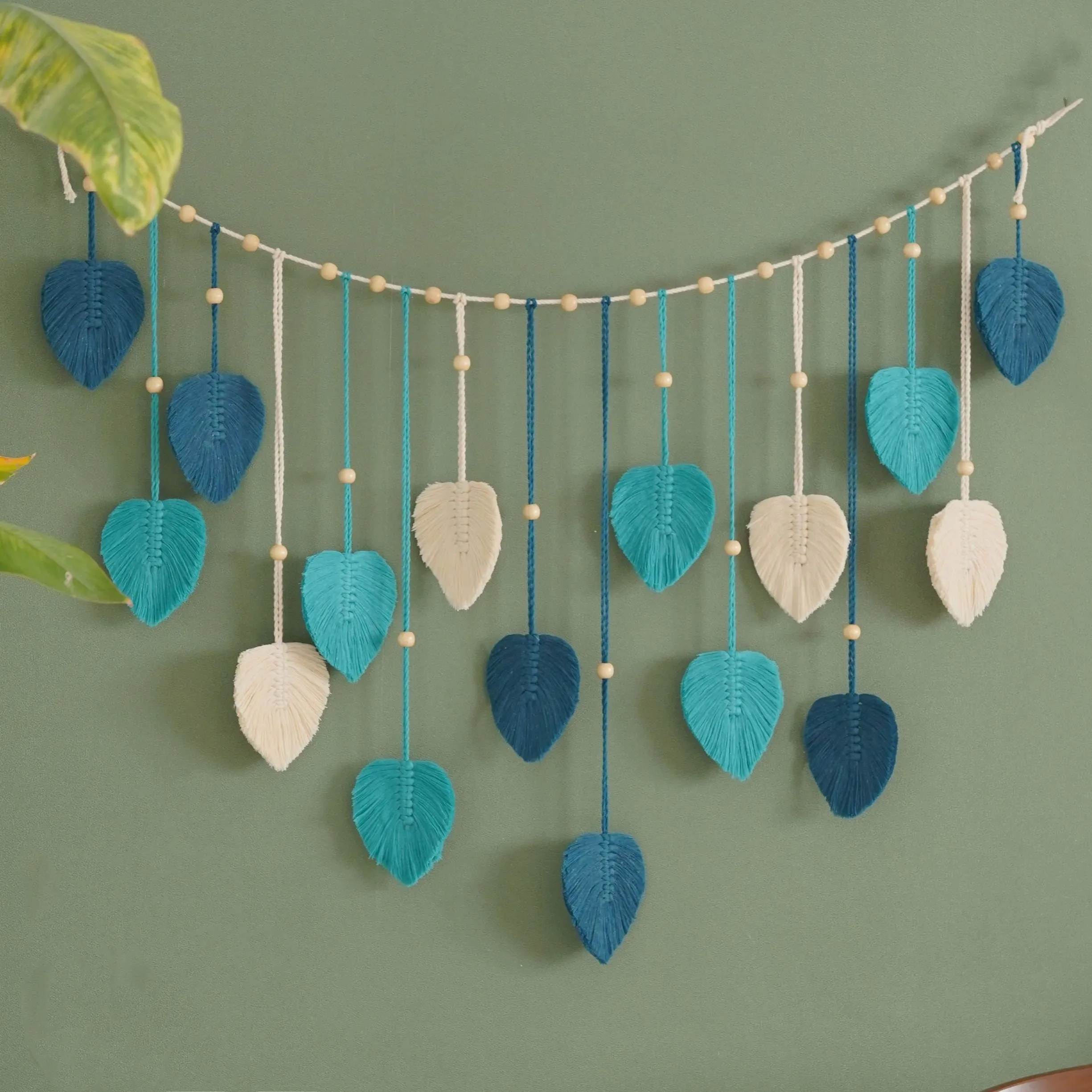 1 Pc Green Leaves Garland, Mac - Century Textile & Sewing Supply Online Shopping ulasan dan harga