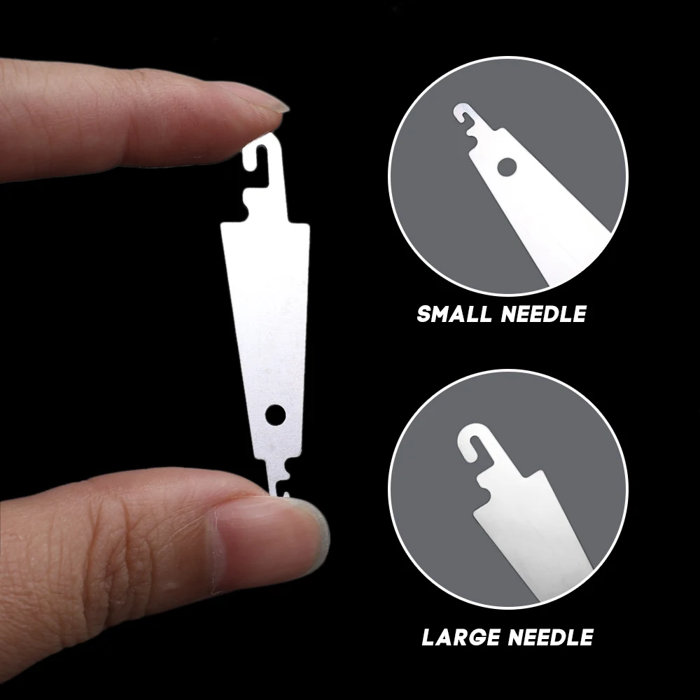 1-50PCS Stainless Steel Needle - Needle Threader Tool ulasan dan harga