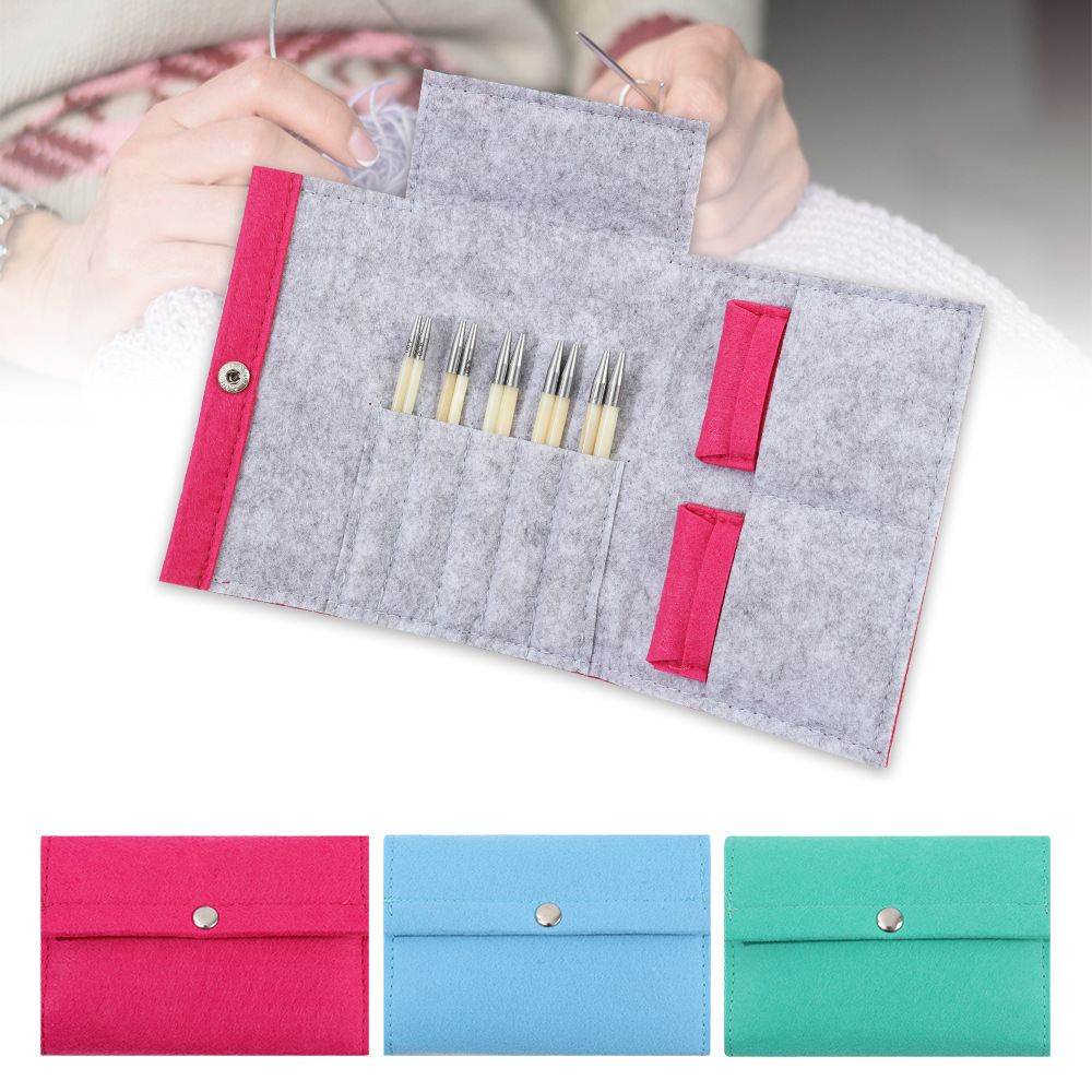 Circular Crochet Hooks Storage - Sewing Tas ulasan dan harga