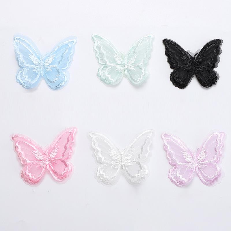 10pcs Butterfly Patches 3D Lac - Sewing Tas ulasan dan harga