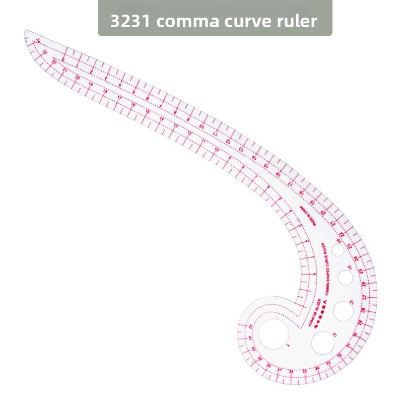 Comma-aped Curved Ruler Sewing - Sewing Garments ulasan dan harga