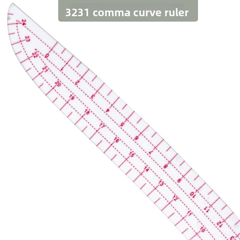 Comma-aped Curved Ruler Sewing - Sewing Garments ulasan dan harga