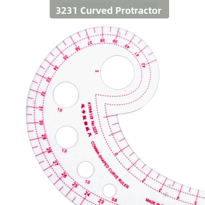 Comma-aped Curved Ruler Sewing - Sewing Garments ulasan dan harga