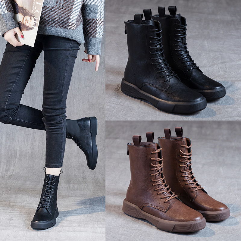 Short boots plus plus women's  - Sewing Nylon ulasan dan harga