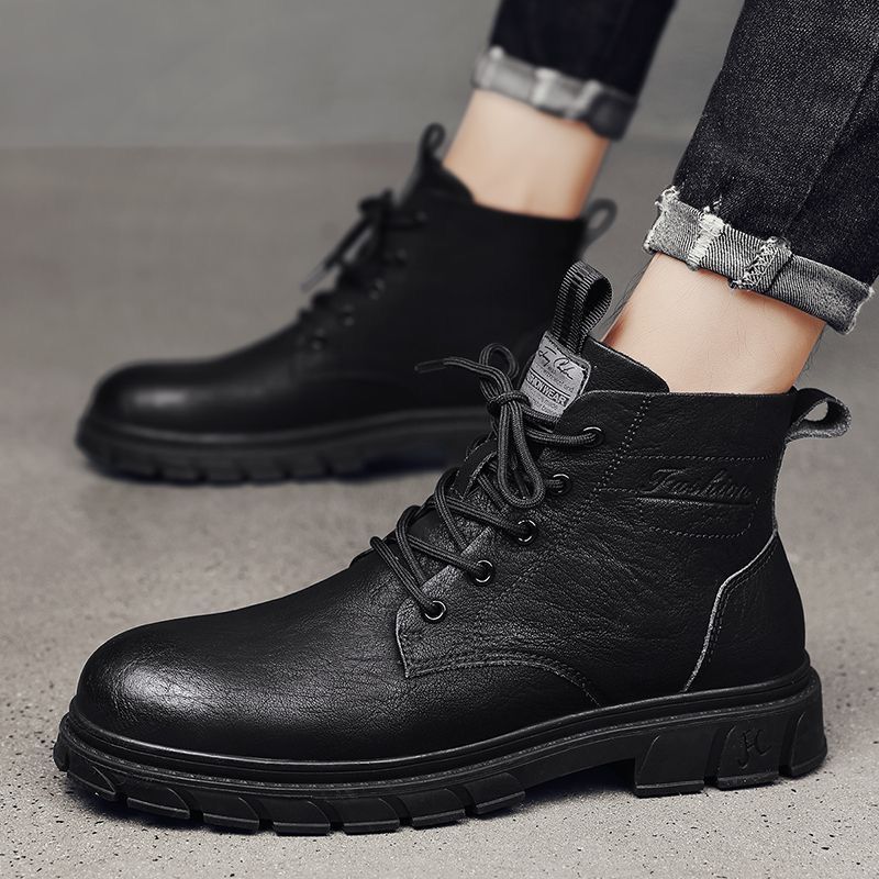 Men's boots 2026 mid top men's - Sewing Nylon ulasan dan harga