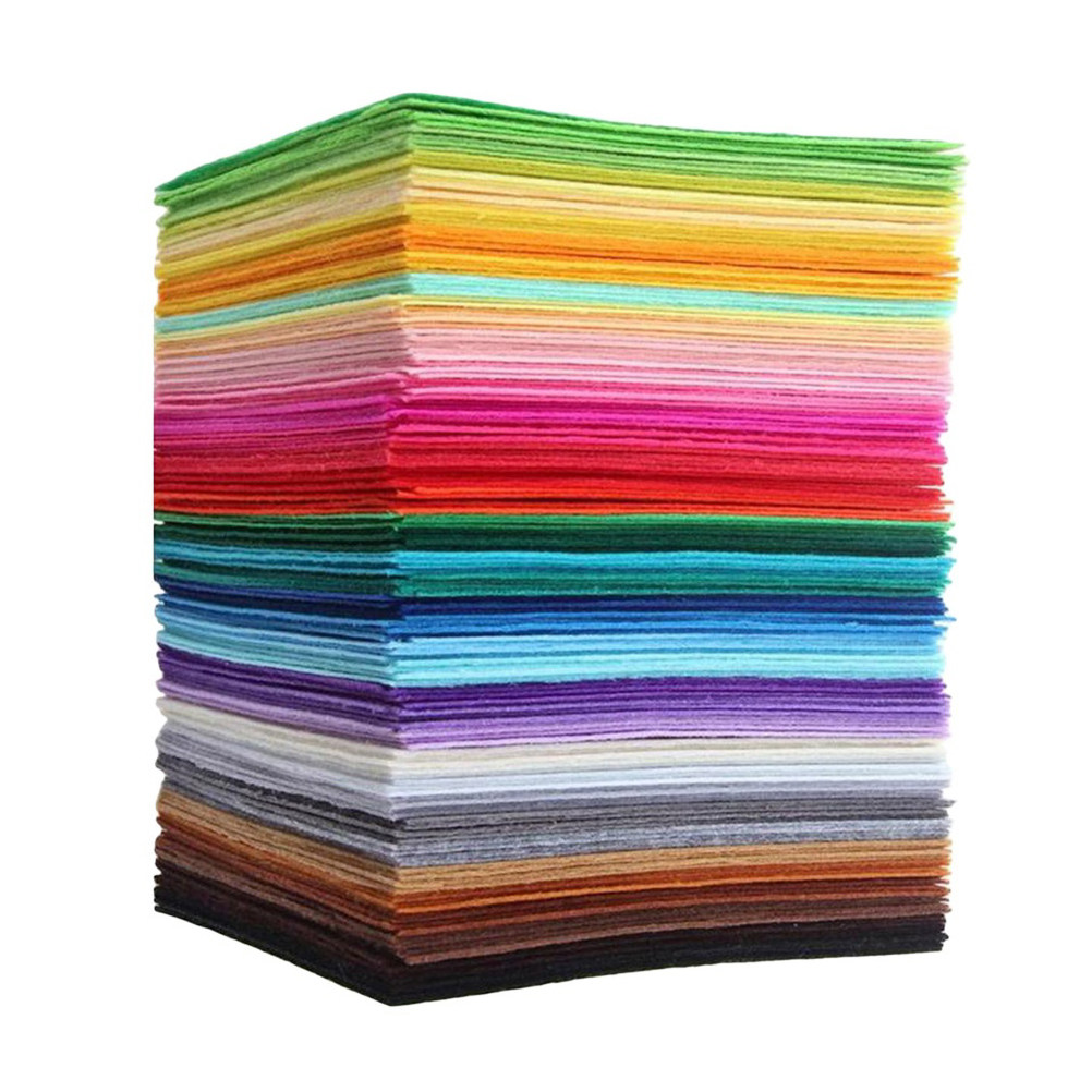 40Pcs Multicolor Nonwoven Fabr - Is Sewing Textile Art ulasan dan harga