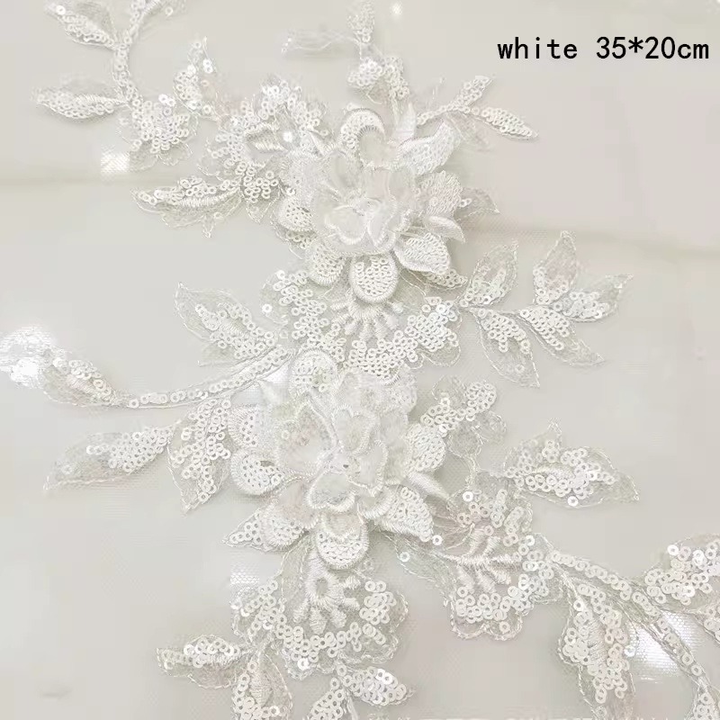 Multi Colored Sequins, Three-d - Sewing Embroidery Fabric ulasan dan harga
