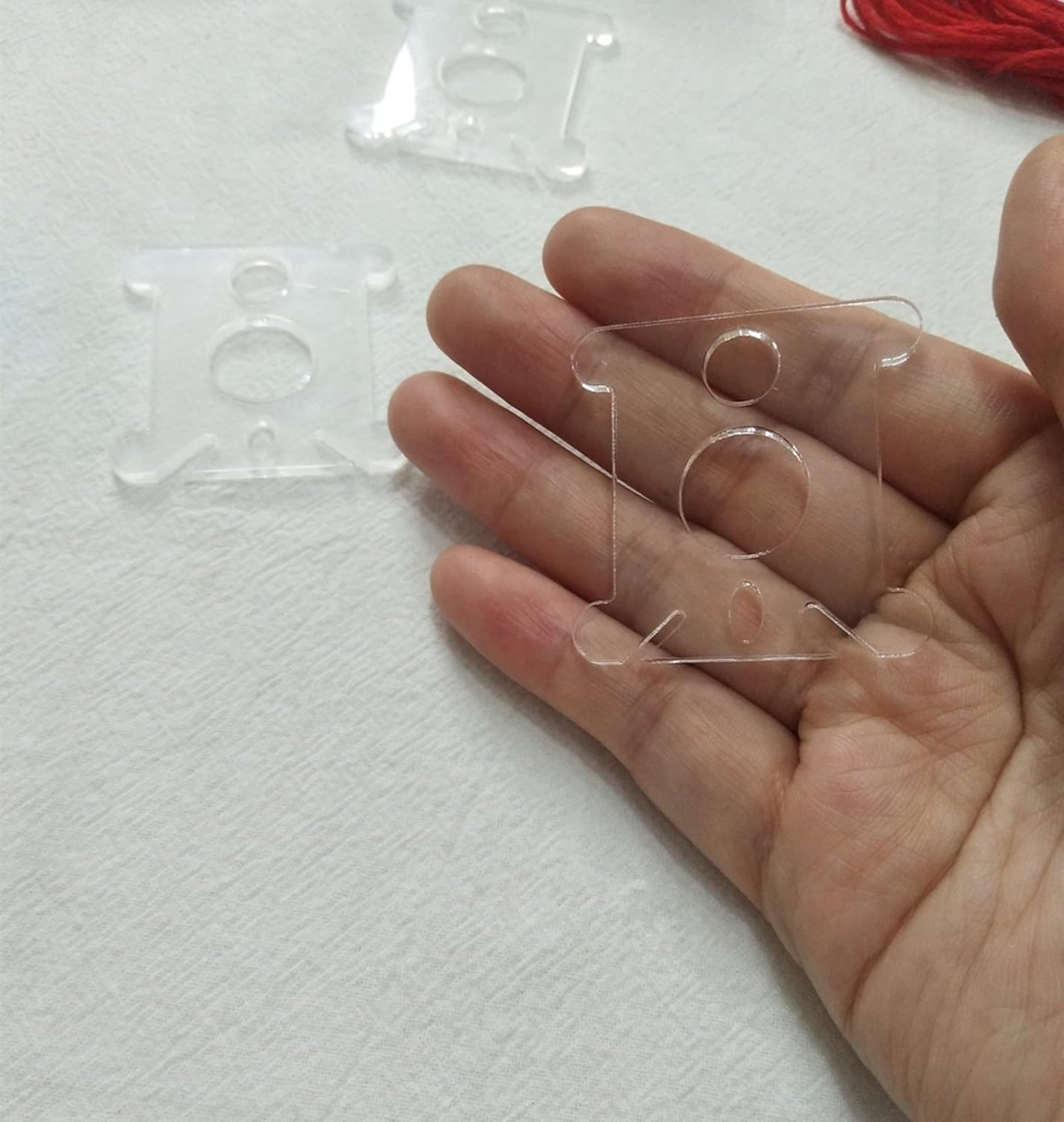 Clear Acrylic Bobbin Drops for - Bobbin Organizer Box ulasan dan harga