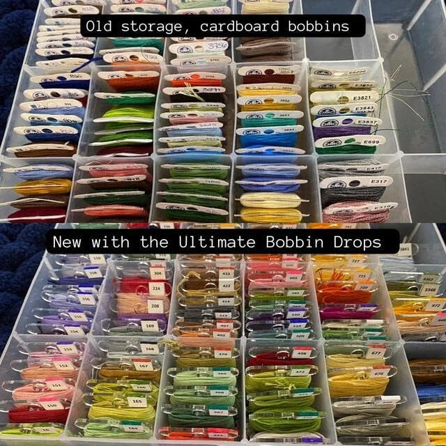 Clear Acrylic Bobbin Drops for - Bobbin Organizer Box ulasan dan harga