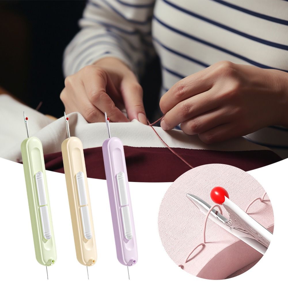 Needlework Threading Needle Th - Needle Threader Tool ulasan dan harga