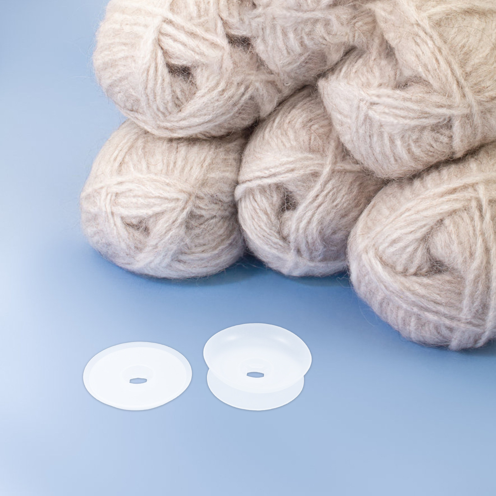 10Pcs Empty Bobbins for Thread - Bobbin Organizer Box ulasan dan harga