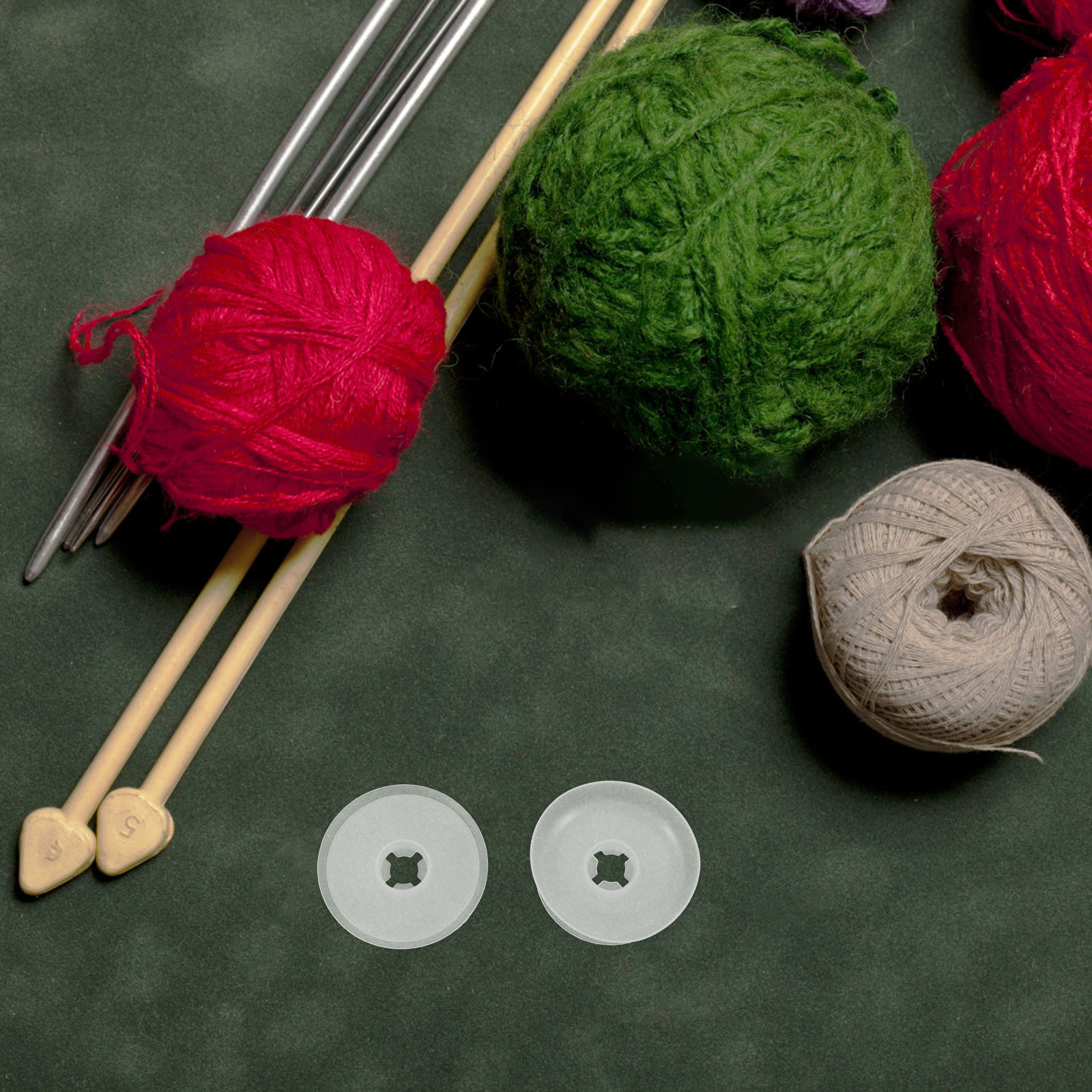 10Pcs Empty Bobbins for Thread - Bobbin Organizer Box ulasan dan harga