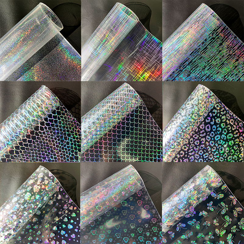 Vinyl Fabric Holographic Trans - Is Sewing Textile Art ulasan dan harga