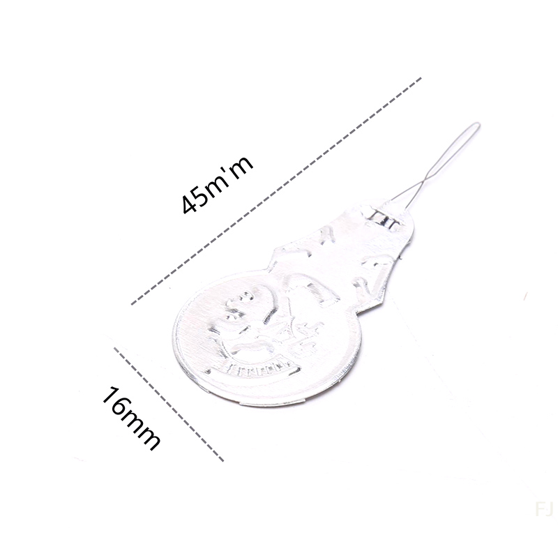 [YU]Silver Bow Wire Needle Thr - Needle Threader Tool ulasan dan harga